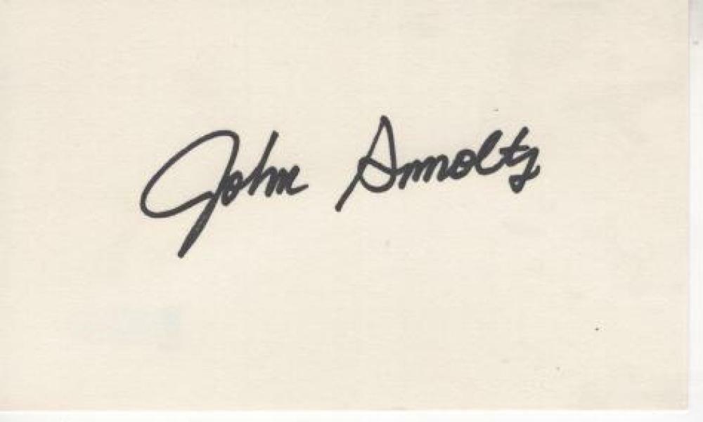 Professional Player Autographed Signed JOHN SMOLTZ ROOKIE BRAVES 3X5 INDEX CARD BECKETT G62193 