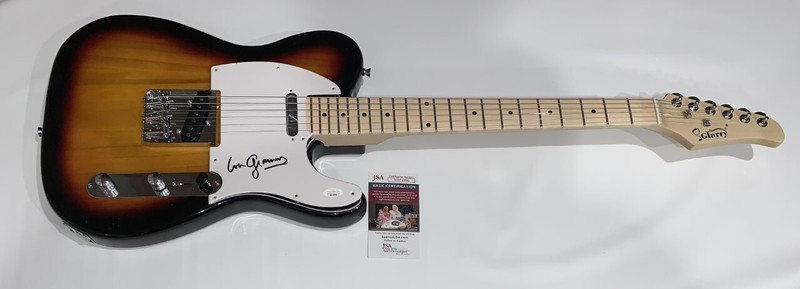LOU GRAMM SIGNED SUNBURST ELECTRIC GUITAR FOREIGNER JSA COA