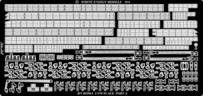 WEM PE35161 1/350 Italian RN Roma Detail Up Etching Parts for Trumpeter