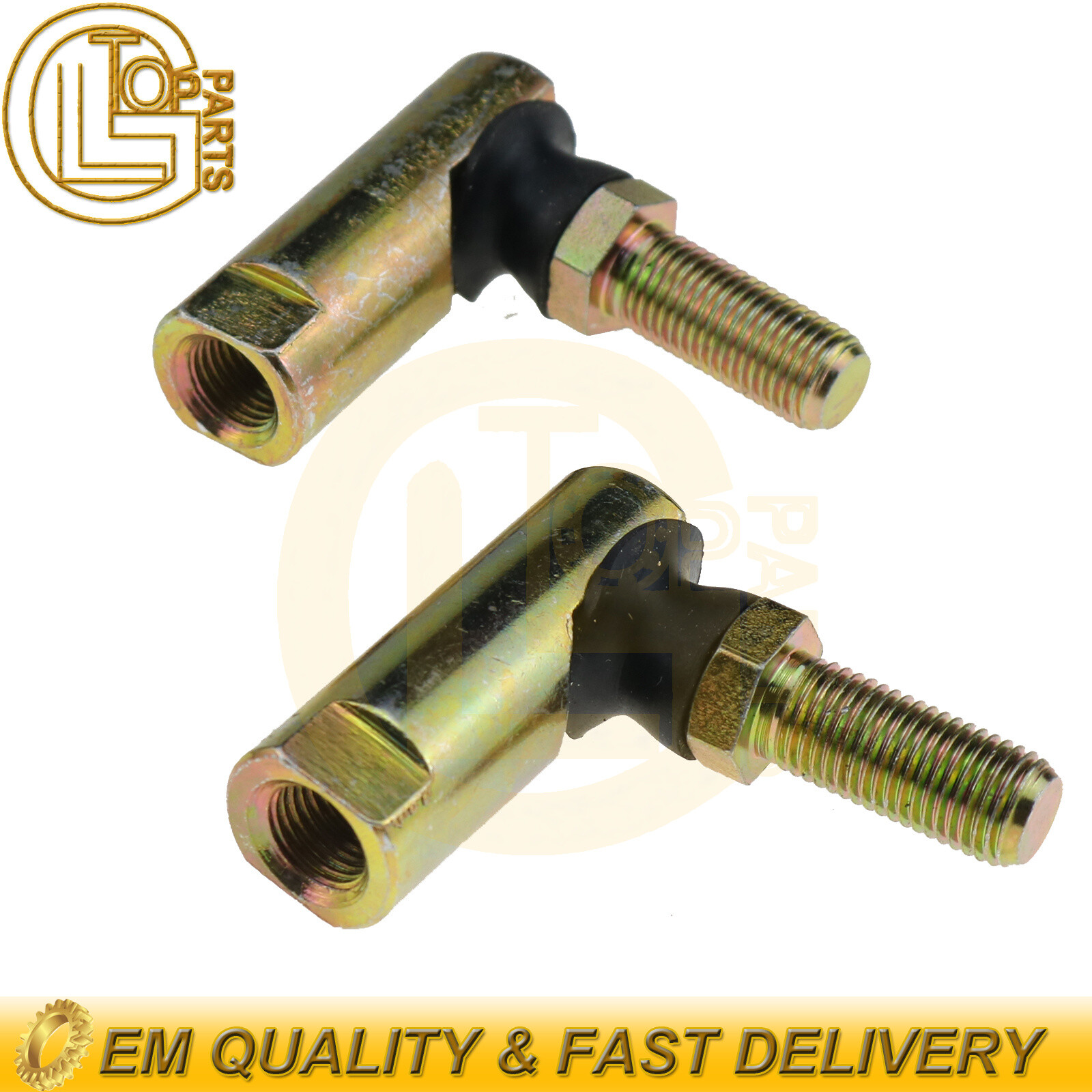 3/8" Male Female Ball Joint Tie Rod End – Fits CUB CADET 723-3000, 923-3000, 406304R1 (Pack Of 2)