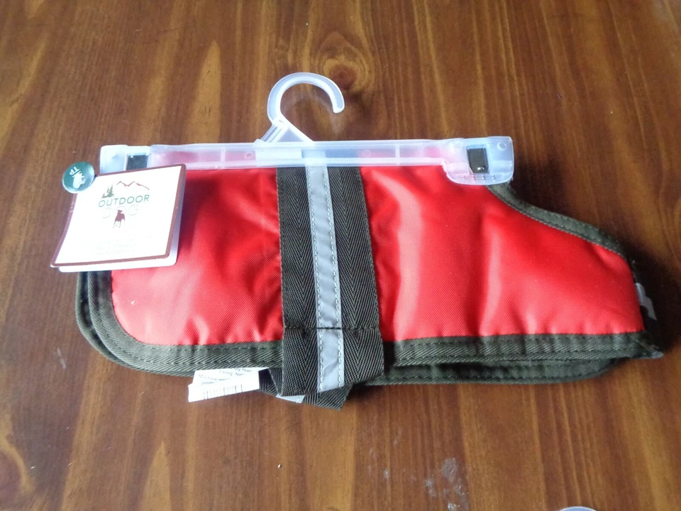 CHALECO DE SEGURIDAD EXTERIOR PERRO CABALLO MANTA ABRIGO CON TIRA REFLECTANTE TALLA XS S ROJO Foto 2 de 2