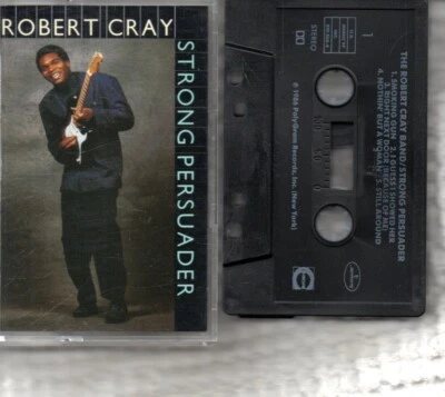 THE ROBERT CRAY BAND - Strong Persuader - Cassette Tape Album *MERHC 97* - Image 1 of 2