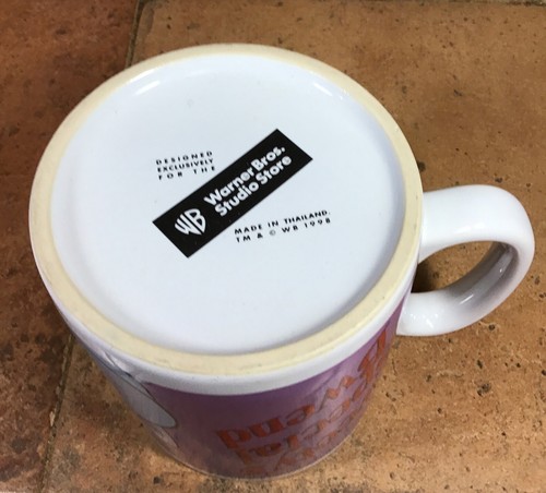 Tweety Bird Looney Tunes Coffee Mug Warner Bros Store Tweety’s Special Bwend - Picture 5 of 6