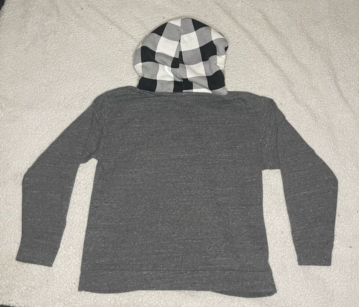 UNDERCOVER Maglione donna Victoria Secret rosa grigio maglione con cappuccio taglia large