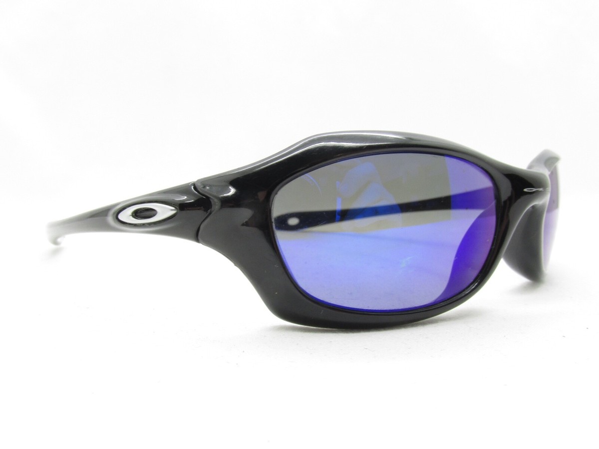 OAKLEY XS FIVE 03-450 BLACK SPORTS WRAP SUNGLASSES USA 49-20-125