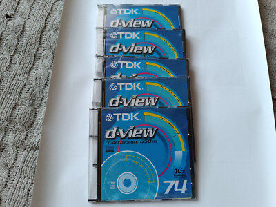 TDK CD-R d-view 650MB x16 NEW Cyanine Japan 1psc | eBay