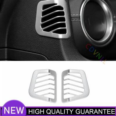 Center Console Both Side Air Outlet Vent For Jeep Wrangler JL 18-21 Matte Silver