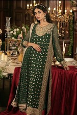 3pc Chiffon Suit. Fancy Suit. Pakistani. Eid Suit. Mayoun/ Dholki Suit.