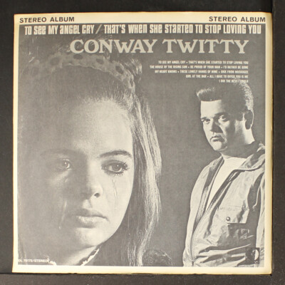 CONWAY TWITTY: to see my angel cry DECCA 7'' EP 33 RPM Sealed