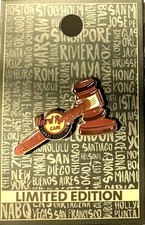 Hard Rock Cafe Yankee Stadium Pin Gavel 2019 HRC Aaron Judge All Rise  New LE