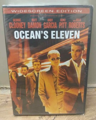 NEW Oceans Eleven DVD Clooney Pitt Damon Garcia Roberts Widescreen 2001