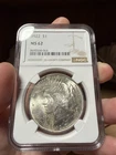 1922 Peace Silver Dollar $1 Philadelphia Business Strike NGC MS 62