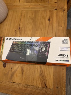 Steelseries apex 5 gaming keyboard PC/MAC/XBOX ONE/PS4