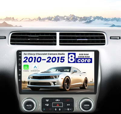 Car Stereo for Chevy Camaro 2010 2015 Wireless CarPlay & Android Auto AM/FM/RDS