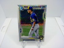 2021 Bowman Chrome Prospects Luis Medina 1st Bowman Mojo Refractor #BCP-202