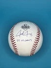 Josh Jung Signed 2023 World Series Baseball Inscribed "'23 WS Champs" (Beckett)