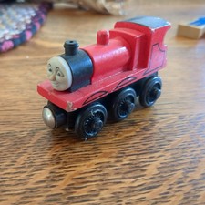 Thomas Wooden Railway James Train 2001 Train Only Vintage Wood