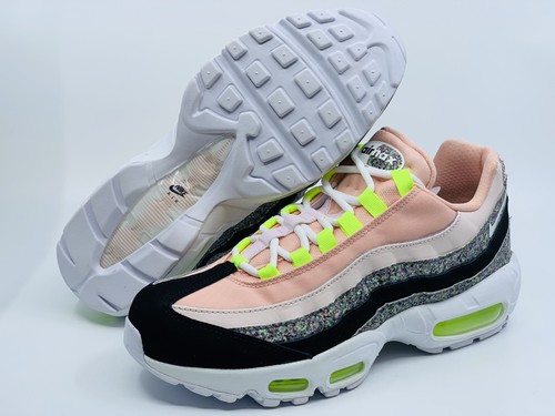 NIKE Women's Air Max 95 Se Air Glitter 918413-006 PInk Sneakers Size 9 - Picture 6 of 7