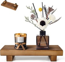 Wood Riser Soap Stand Wooden Tray Bathroom Counter Kitchen Sink Stand Soap