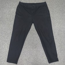 Lululemon ABC Classic Fit Pants Mens 38 Black Five Pocket Performance Warpstreme