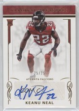 2016 Panini National Treasures Rookie Signatures Gold 25/25 Keanu Neal Auto fm1