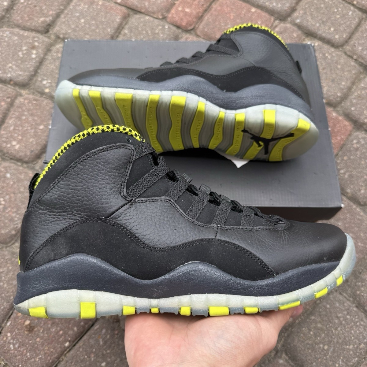 Jordan 10 Venom Green Size