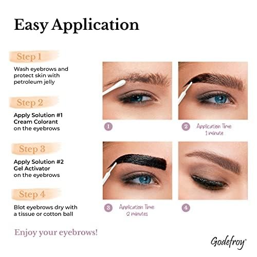 Instant Eyebrow Color, Medium Brown, 0.18 ounces, 12-weeks of long lasting, 3... - Picture 4 of 7