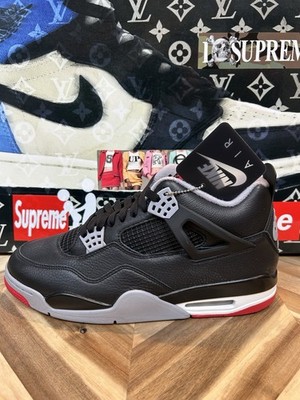 Size 12 - Nike Air Jordan 4 Retro Bred Reimagined Cement FV5029 006 Authentic