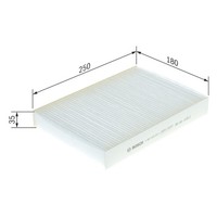 Bosch 1 987 435 057 Filter, Innenraumluft