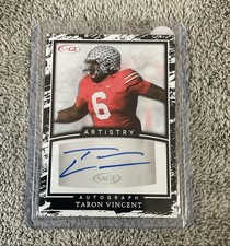 2022 SAGE Artistry - Autographs Taron Vincent #A-TV (AU, RC)