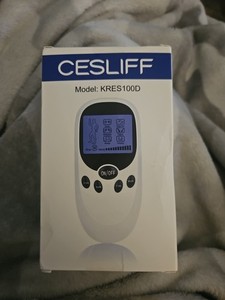 Cesliff KRES100D Handheld TENS Unit Electrical Muscle Stimulator Physical Rehab