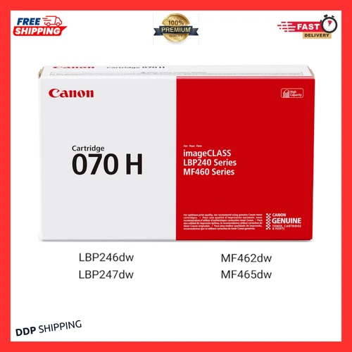 Canon 070H Black Toner Cartridge - High Capacity - NEW !!!