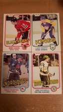 1981-82 O-Pee-Chee Hockey 4 Rookie Card Lot D.Savard L.Murphy Hunter Ciccarelli