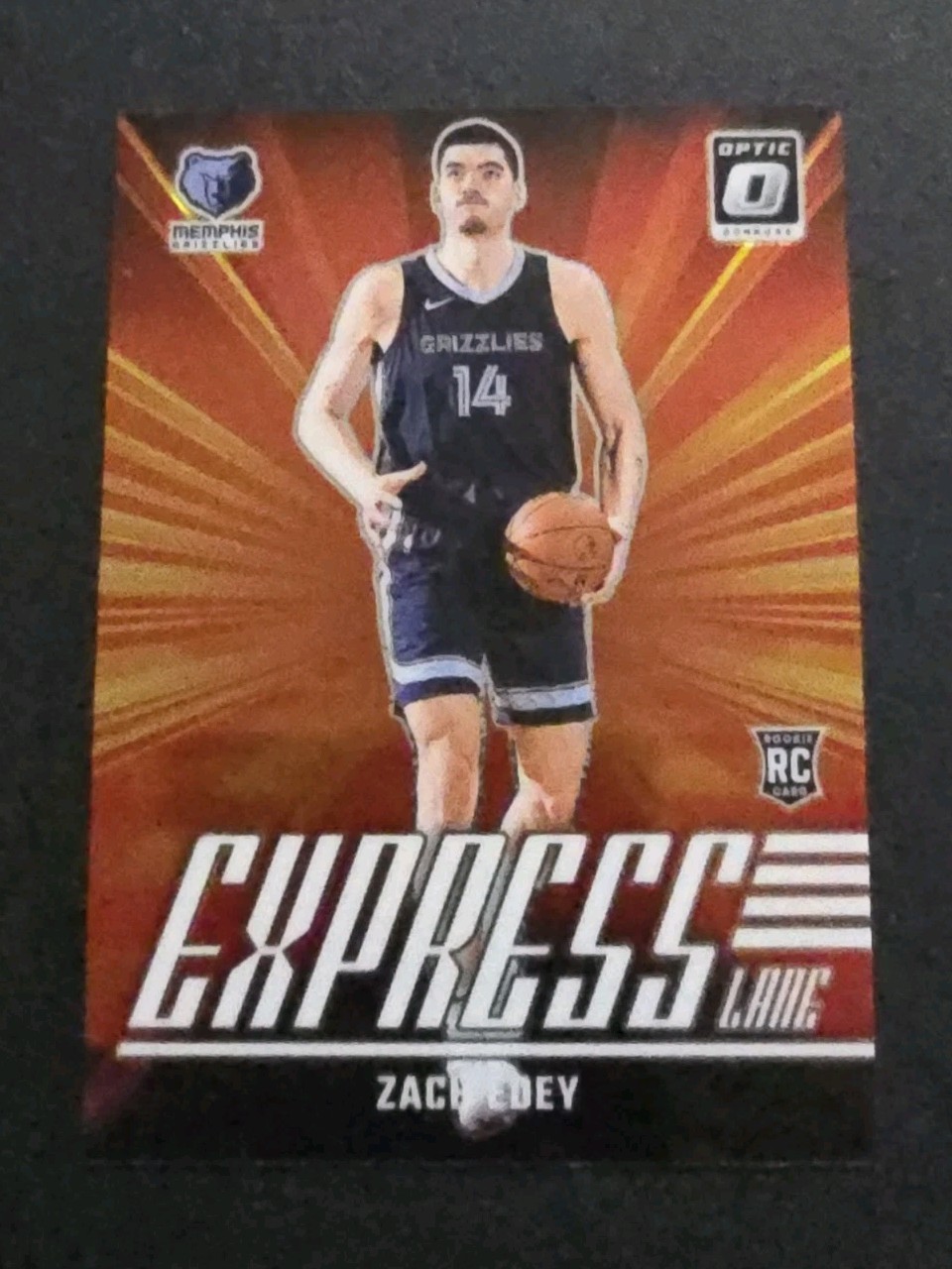 2024-25 Panini Donruss Optic Basketball #10 ZACH EDEY RC Express Lane Insert 