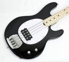 Sterling by Music Man SUB STINGRAY RAY2-M1 Black Used Maple FB Black w/Soft Case