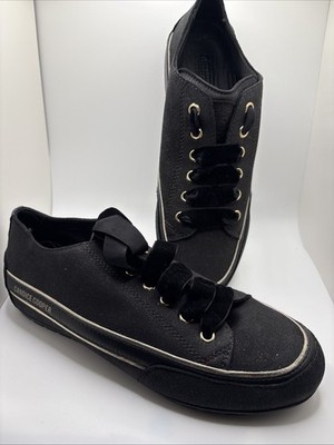 New Candice Cooper ROCK CHIC BIS - Glittered suede sneakers - Black 37