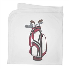 'Sacca da golf piena di ferri e legni' coperta/scialle per bambini in cotone (BY00036286)