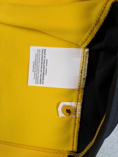 Nike Dri fit Polo Mens Xl Pittsburgh Steelers Gold Black Training NFL - Picture 8 of 17