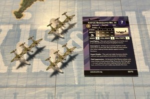 Axis & Allies - War At Sea - Forumini: Mosquito MkVI - Britain Plane - Deck 1