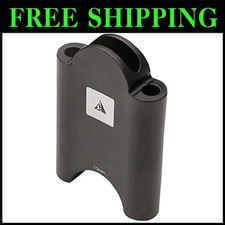 Rialzo per barra aerodinamica in alluminio - Nero