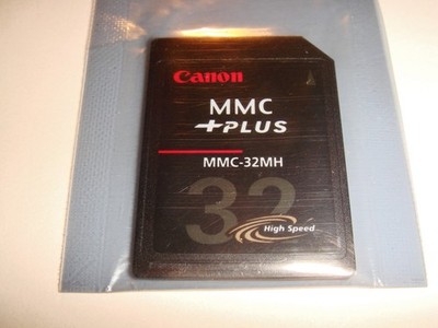 Canon Genuine 32MB MMC Plus MMC-32MH Camera High-Speed Memory Card - New Sealed