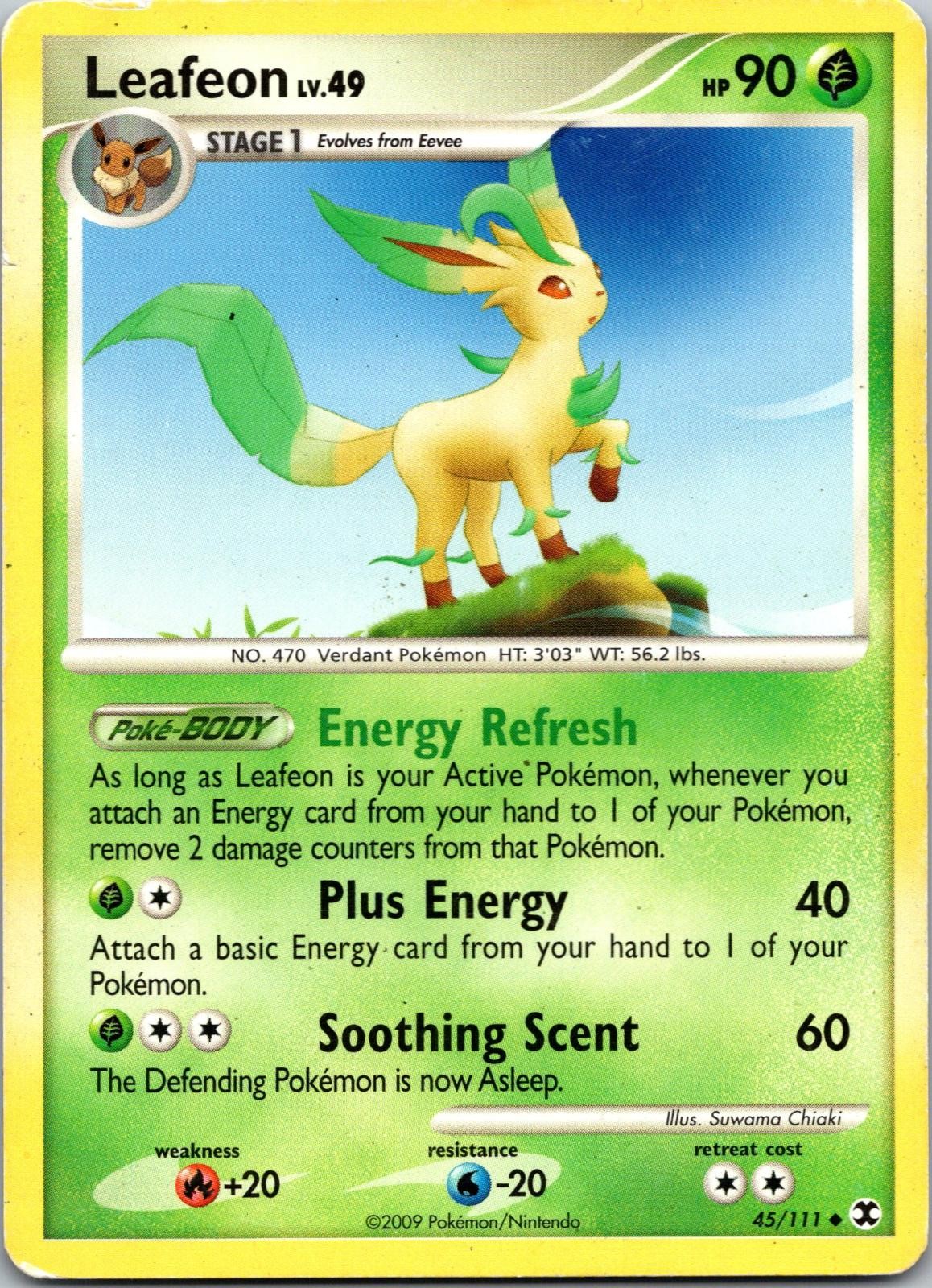 Leafeon 45/111 Rising Rivals Pokemon TCG UC HP