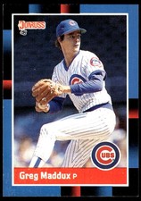 Greg Maddux 1988 Donruss #539 Chicago Cubs MLB READ FREE SHIPPING AutographDen