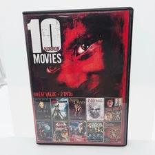 10 Horror Movies DVD 2-Disc Set Zombie Films Collection