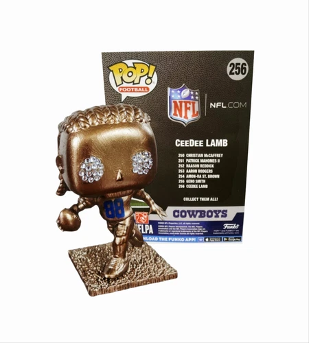 🔥 PrimeTime Customs Diamonds CeeDee Lamb Funko Pop! Bronze Metallic 1-of-3