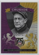 2014 Panini Hall of Fame Crusades Purple 45/50 Miller Huggins #34 HOF 0l2