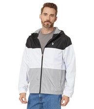 Man's Coats Outerwear U.S. POLO ASSN. USPA Color-Block Hooded Windbreaker