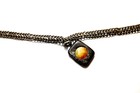 FANTASTIC VINTAGE ANTIQUE BRAIDED  SILVER NECKLACE WITH LOCKET AND PHOTO — photo 3
