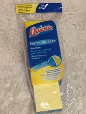 Quickie Super Squeeze Mop Refill #050, Dual Sponge Technology