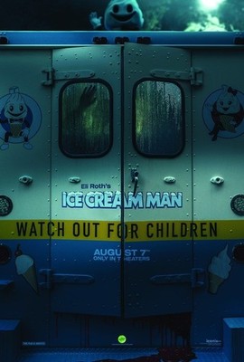 Eli Roth's Ice Cream Man Horror Movie Poster, Art Decor Home